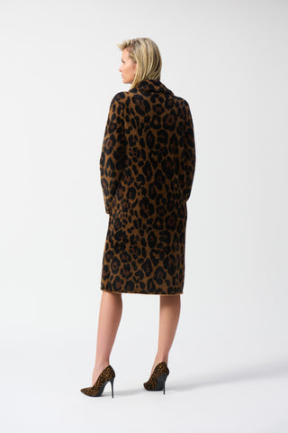 Animal print coat