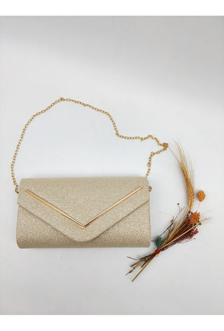 Ariela clutch Gold