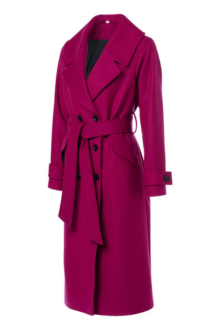 Cameron Coat Dark Berry