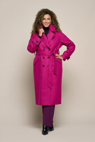 Cameron Coat Dark Berry