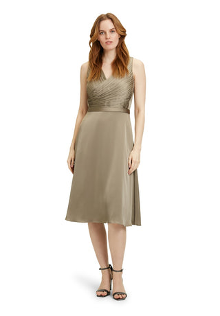 Chiara-Kleid Shiny Taupe