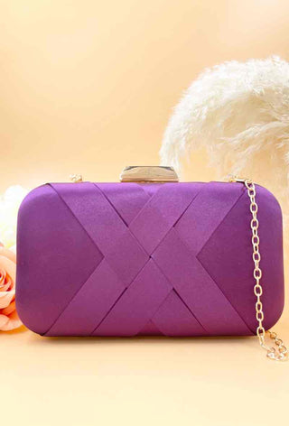 Cian clutch Purple