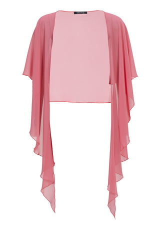 Form stole bolero Melon Pink