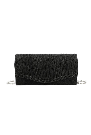 Glitsy clutch Black