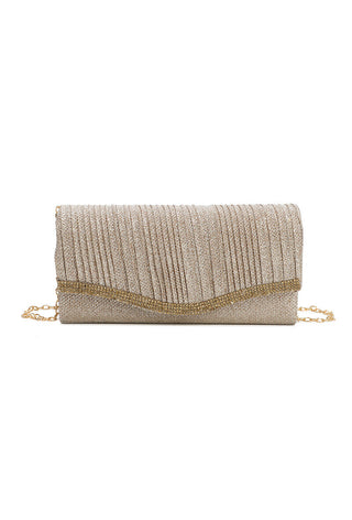 Glitsy clutch Gold