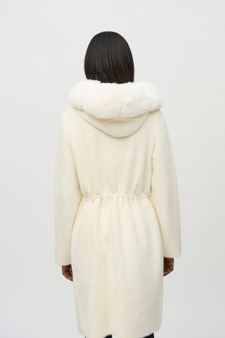 Hooded coat