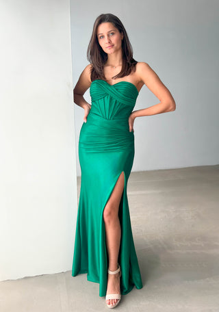 Jersey dress Lush Green