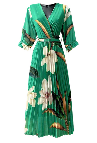 Lasfloras dress Darkgreen