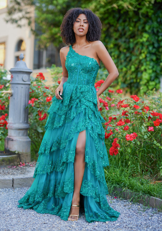 Mione dress Posy green