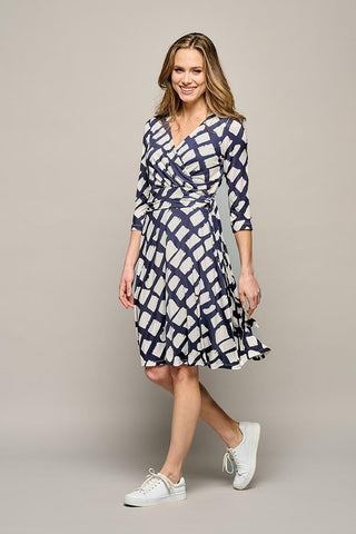 Regina print dress