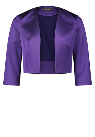 Satin bolero jkt Crystal Lilac