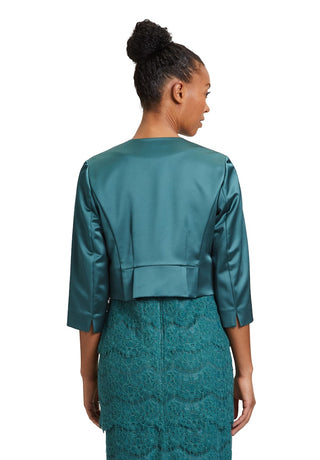 Satin bolero jkt Dark Emerald