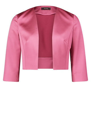 Satin bolero jkt Rose Pink