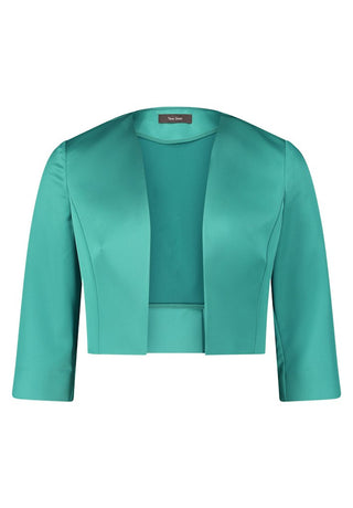 Satin bolero jkt Silky green