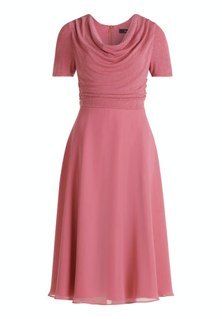 Schluffiges Kleid Patch Pink