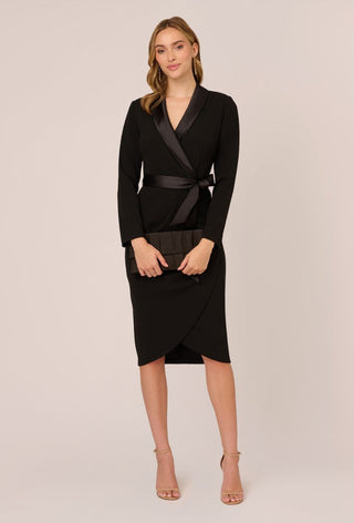 Tuxedo knee dress