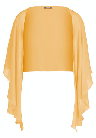 Vera Mont - Chiffon cape bolero - Blazers & Boleros - S / Golden Sun - Dresses Boutique jurkenwinkel Sittard