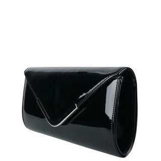 Bulaggi - Sabella lak clutch  Black - Clutches - OneSize - Dresses Boutique jurkenwinkel Sittard