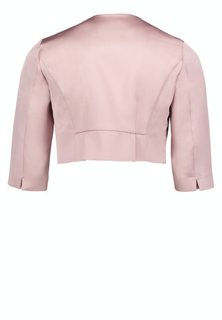 Satin bolero foggy pink