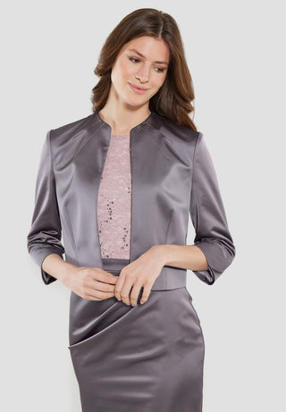 Satin stretch bolero