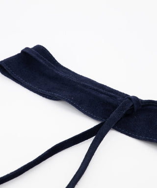 Dresses Boutique - Suede wikkelriem WS21 Navy - Accessoires -  - Dresses Boutique jurkenwinkel Sittard